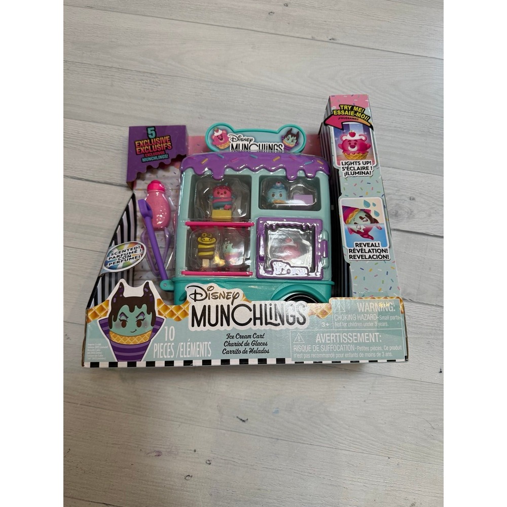 Disney Doorables munchlings ice cream cart NEW